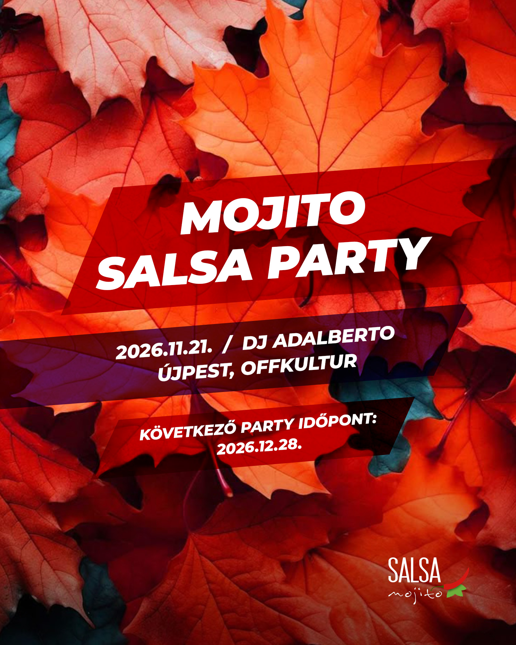 Mojito Salsa Party 2026 november
