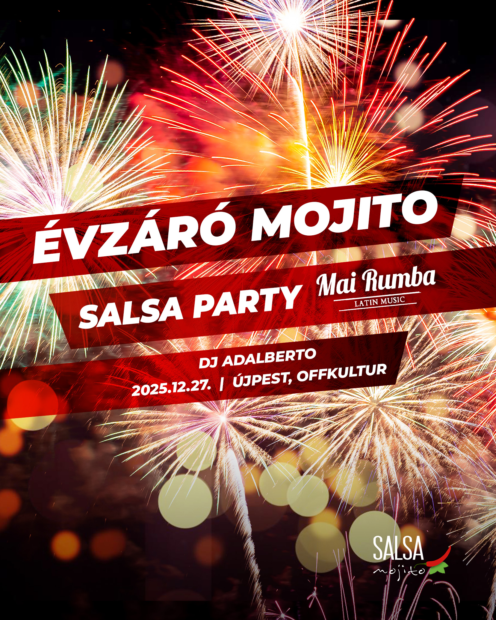 vzáró Mojito Salsa Party 2025 december