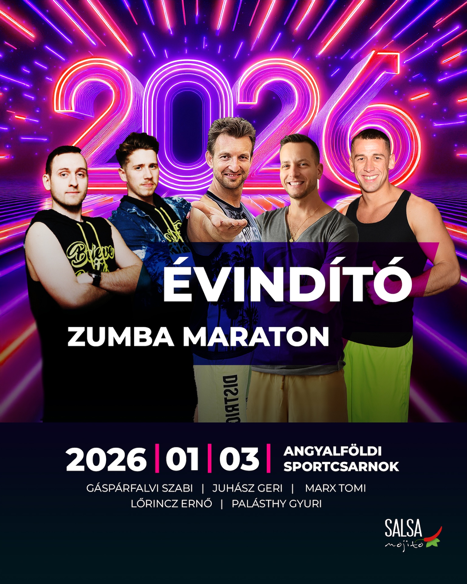 vindító Zumba Party 2026 január