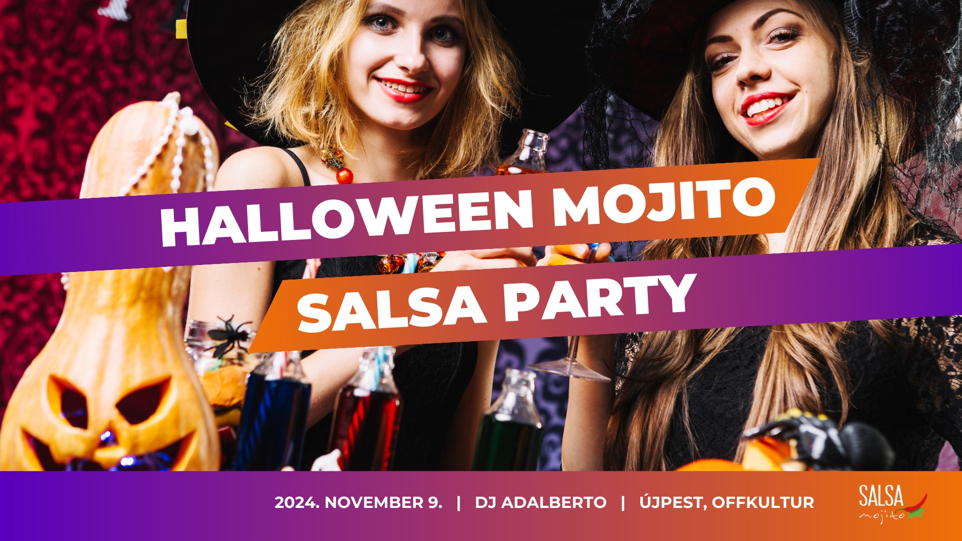 halloween mojito salsa party